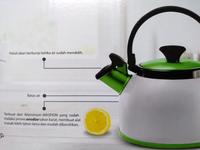 Gambar MASPION Teko Bunyi 3L | 3.5L | 5L Rigoleto Whistling Kettle ANODIZED - 5 Liter dari Victoria's Needs undefined 2 Tokopedia