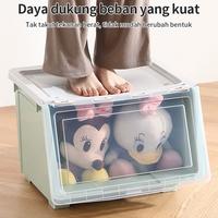 Gambar Tempat Penyimpanan Serbaguna Container Box Plastik Storage Box Drawer Kotak Simpan Tas Buku - ContainerMbiru dari Happy Homeware Indonesia undefined 3 Tokopedia