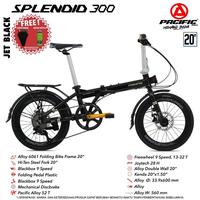 Gambar [BEST QUALITY] PACIFIC SPLENDID 300 20 INCH SEPEDA LIPAT DEWASA ALLOY 9 SPEED PASIFIC - GREY 16" dari Puspita Karya Abadi undefined 3 Tokopedia