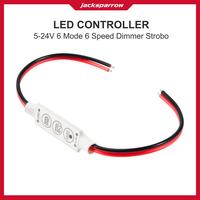 Gambar Modul Led Controller 6 Mode 6 Speed 5-12V / 12-24V Input Dimmer Strobo - 12-24V dari Captain Jack Sparrow undefined 1 Tokopedia