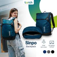 Gambar Tas Ransel Backpack Daily Traveling Casual Nyaman Trendi Pria Wanita - TORCH SINPO - Hitam dari Torch.id undefined 1 Tokopedia