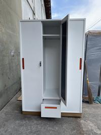 Gambar Lemari Pakaian Polos Minimalis 3 Pintu Warna Putih Pintu Kombinasi dari Kozure Indonesia undefined 2 Tokopedia