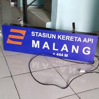 Gambar neon box papan nama stasiun kereta malang lawas retro 1 meter oli vespa coca cola jadul jam tank sepeda vespa antik vintage dari kesukaan undefined 2 Tokopedia