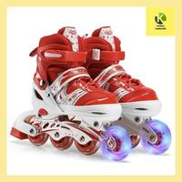 Gambar Azhar Mainan Anak Sepatu Roda Anak Power Inline Skate / Sepatu Roda Bajaj - Merah, S dari Kamila Azhari undefined 5 Tokopedia