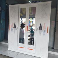 Gambar lemari besi 4pintu sleding dari kim funiture undefined 1 Tokopedia