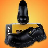 Gambar Sepatu Safety Slip-on Caterpillar - Sepatu Kerja Safety Slop - Hitam, 38 dari trimutiastore undefined 4 Tokopedia