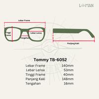 Gambar Frame Kacamata Pria Tommy TB-6052 Black dari Loman Official undefined 3 Tokopedia