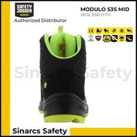 Gambar Terbaru Sepatu Safety Jogger Modulo S3S Mid - Black / Hitam Best Seller - Size 45 dari tokobunan undefined 4 Tokopedia