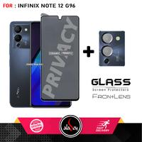 Gambar 2IN1 Tempered Glass Matte Privacy For Infinix Note 12 G96 + Glass Kamera dari Agora.official undefined 1 Tokopedia