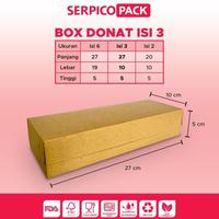Gambar jR_ Box donat isi 3 cetak/ Dus kue bolu/brownies polos foodgrade dari Amazingstore198 undefined 3 Tokopedia