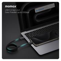 Gambar momax Kabel Data Magnet Link USB C to Type C 100W Fast Charging for iPhone 16 15 Samsung PD QC 3.0 - 100W, Black, 2m dari Momax Indonesia undefined 5 Tokopedia