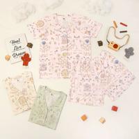Gambar Baju Tidur Dewasa Kancing TENCEL Piyama Pendek DOUILLET by DOUX DOLCE - Sea Animal, Kancing Small dari douxdolce douillet undefined 4 Tokopedia