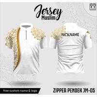 Gambar Baju muslim pria kaos koko muslim FREE custom - Putih, XS dari kaosjerseytokobaru undefined 1 Tokopedia