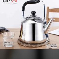 Gambar BMW KITCHENWARE TEKO STAINLESS TEKO MASAK AIR 3L 4L 5L 6L 7L DIJAMIN TEBAL HIGH QUALITY PUAS MURAH ASLI SNI! - 5L dari Michie Shopp undefined 1 Tokopedia