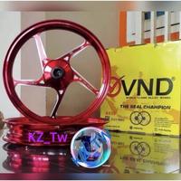 Gambar NEW VND VELG AK 55 RING 14 / PELEK AK55 RING 14 MOTOR BEAT /VARIO 110/ SCOOPY / GENIO / VARIO 125/150 UK DEPAN 1.60X14 / BELAKANG 1.85X14 - Titannium, Scopy/genio dari stevano shoop undefined 3 Tokopedia