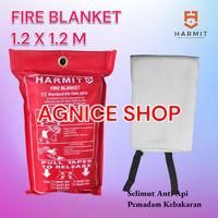 Gambar Fire Blanket 1.2 x 1.2 Mtr Selimut Safety Pemadam Kebakaran HARMIT BAG dari AGNICE Shop undefined 1 Tokopedia