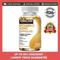 Gambar TERMURAH!! KIRKLAND Vitamin C 1000mg with Zinc 20mg Capsules for Supports Cellular Energy Production 120pcs dari GENERASI SEHATT undefined 1 Tokopedia