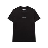 Gambar MARGIELA T-shirt Cotton Small Text Logo Embroidered Unisex Black - S dari Damen Herren Official undefined 3 Tokopedia