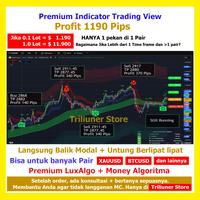 Gambar [BUNDLE Recommendation] Premium Lux Algo + Money Algo + EZ Algo + EZ Algo Oscillator - [Exclusive Set] Tradingview - XAU USD (Gold) - BTC USD (Bitcoin), dll - Scalping - Pine Code Editor Script Decoded The Best Media dari Triliuner Store undefined 1 Tokopedia