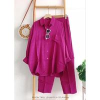 Gambar WK SETELAN KEMEJA TUNIK POLOS WANITA JUMBO LD. 120 BAJU MUSLIM ONESET ONE SET PUTIH HITAM UMROH NAIK HAJI IDUL ADHA IDUL FITRI LEBARAN - WARDAH, LD. 120 dari warungkim undefined 4 Tokopedia