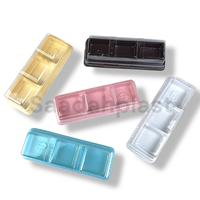 Gambar (ISI 25) Mika Mochi Isi 3 Sekat / Tray Mooncake / Moon Crispy - Putih dari Saadah Plast undefined 2 Tokopedia