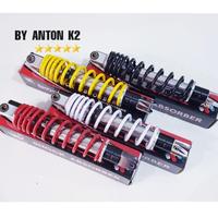 Gambar NEW SHOCK BREAKER VARIASI MOTOR MIO/BEAT/VARIO/SCOOPY/XEON/XEON GT RC - Merah Polos dari stevano shoop undefined 5 Tokopedia