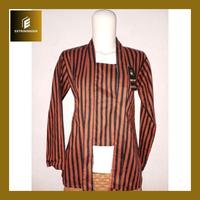 Gambar Estri^ Kebaya Jadul/Kutu Baru Lurik Cewek/Baju Jadul Wanita - Kunyit, S dari Estriningsih undefined 4 Tokopedia