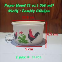 Gambar Paperbowl Mangkok Kertas 12 oz 360 ml 3 AYAM dari Space Cup undefined 1 Tokopedia