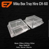 Gambar Mika Box Tray Hiro CH-60 Lunch Box Tray Suhsi Kotak Makan Kue dari E7 PACKAGING undefined 2 Tokopedia