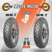 Gambar Sepasang Ban Motor Touring 𝗠𝗔𝗫𝗫𝗜𝗦 𝗠𝟲𝟮𝟯𝟵 100/80-17 dan 𝗠𝟲𝟮𝟰𝟬 130/80-17 Tubeless dari KHAYTIRE BOGOR undefined 1 Tokopedia