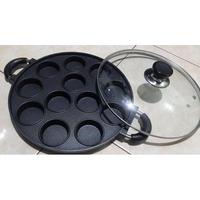 Gambar HAPPY CALL Cake pan 12 LUBANG TEFLON Cetakan kue LUMPUR SORGA Cubit AP TERLARIS dari Zona Manis2 undefined 2 Tokopedia