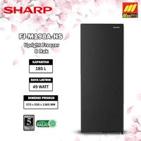 Gambar SHARP FJ-M198A-HS Upright Freezer / Freezer Standing [185 L] 8 Rak - Fast Freezing - Low Watt dari Maxi Store Makassar undefined 1 Tokopedia
