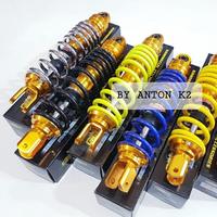 Gambar NEW SHOCK BREAKER VARIASI MOTOR MIO/BEAT/VARIO/SCOOPY/XEON/XEON GT RC - Merah Polos dari stevano shoop undefined 3 Tokopedia