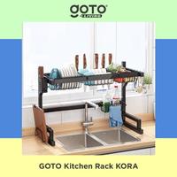 Gambar Goto Kora Rak Piring Bumbu Dapur Kitchen Rack Portable Minimalis - 65cm dari Taralaxxmixx undefined 1 Tokopedia
