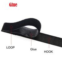 Gambar Velcro Double Tape Lakban Hook and Loop Adhesive Perekat - Hitam - 20mm dari PONG15 undefined 5 Tokopedia