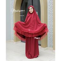 Gambar [BEST QUALITY] MUKENA RENDA BEST SELLER MAHESWARI ZABBANIA LIMITED - SKY BLUE dari Mart Indah Shop undefined 3 Tokopedia