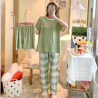 Gambar Set Baju Tidur Piyama Lengan Panjang Wanita Korea Happy Kekinian Lucu dari Just Mahae undefined 4 Tokopedia