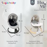 Gambar [BEST QUALITY] MAKASSAR! SUGARBABY HUG ME K-SERIES BABY SWING CHAIR / AYUNAN BAYI ELEKTRIK / FOLDED SWING CHAIR WITH TABLE - Hitam dari herman gunawan store undefined 2 Tokopedia