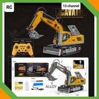 Gambar Mainan Remote Control Beko Diecast Rc Excavator Metal 2.4ghz 555-238 - 13ch excavator dari jktoysandkids undefined 4 Tokopedia