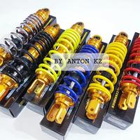 Gambar NEW SHOCK BREAKER VARIASI MOTOR MIO/BEAT/VARIO/SCOOPY/XEON/XEON GT RC - Merah Polos dari stevano shoop undefined 2 Tokopedia