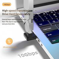 Gambar Adaptor USB 3.0 Type A Male ke A Female L Shape 10 Gbps Siku 90 Degree Adapter Direction Changer dari Honey Computer undefined 2 Tokopedia