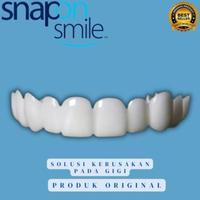 Gambar Gigi Palsu Renggang Instan Siap Pakai Snapon Smile | Gigi Palsu Silikon- Snap On Smile Untuk Pemutih Gigi | Kualitas Terbaik Snap On Smile 100% Original Authentic 1 Set | Gigi Palsu Snapon Smile 1 Set Atas Bawah dari Dental-Care undefined 4 Tokopedia