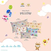 Gambar [BEST QUALITY] HIKARUSA X BABY SHARK PILLOW BANTAL GULING HIKARUSA BAMBOO TENCEL SIZE SML - S - 22cm x 34cm, Shark Head dari Angkasa Raya Official undefined 5 Tokopedia