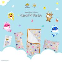 Gambar [BEST QUALITY] HIKARUSA X BABY SHARK PILLOW BANTAL GULING HIKARUSA BAMBOO TENCEL SIZE SML - S - 22cm x 34cm, Shark Head dari Angkasa Raya Official undefined 3 Tokopedia