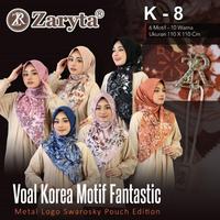 Gambar [READY STOK] PAKET GROSIR ISI 10 JILBAB SEGI EMPAT MOTIF VOAL KOREA ZARYTA - Isi 10 campuran dari Sultan Agung Plaza ID undefined 2 Tokopedia