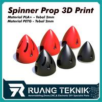 Gambar Propeller Spinner 38mm, 2 Blades Propeller RC Plane - 3D Print - Merah, Polos dari RUANG-TEKNIK undefined 1 Tokopedia