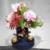 Gambar Buket Bunga Uang Mika Transparan Flower Box Bouquet - Hadiah Spesial & Elegan untuk Orang Tersayang - Hitam, Paper Bag dari 3R VARIETY STORE undefined 5 Tokopedia