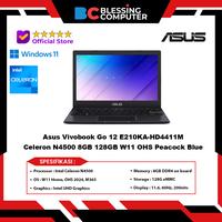 Gambar Asus Vivobook Go 12 E210KA HD4411M Celeron N4500 8GB 128GB W11 OHS Microsoft 365 Peacock Blue dari Blessing Computer Bali undefined 1 Tokopedia