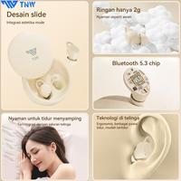 Gambar TNW X68 Wireless Sleepbuds Bluetooth Earphones Mini Invisiable Sleeping Earbuds In-Ear TWS Headphones Noise Reduction - Hitam dari Lucky Online Shopz undefined 4 Tokopedia