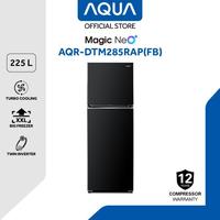 Gambar Readyy AQUA Elektronik AQR-DTM285RAP(FB) Kulkas 2 Door 225L - Inverter -Turbo cooling - Black shine Terlaris dari Guysstoree undefined 1 Tokopedia